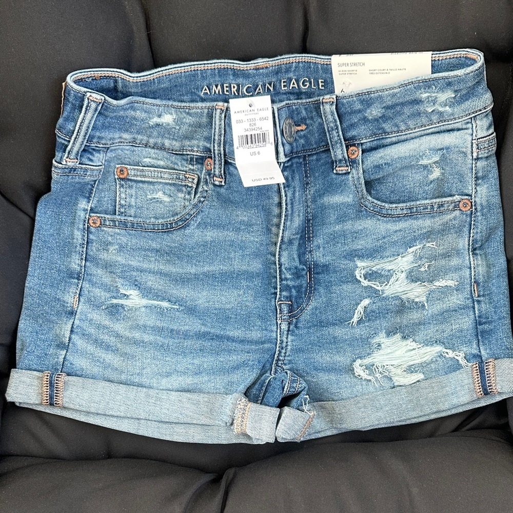 American Eagle Outfitters Blue Denim Women's Shorts